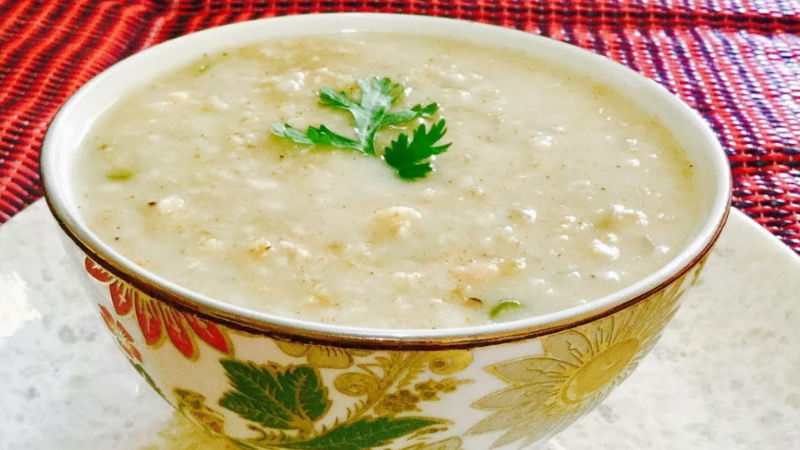 Chicken Oats Soup 1