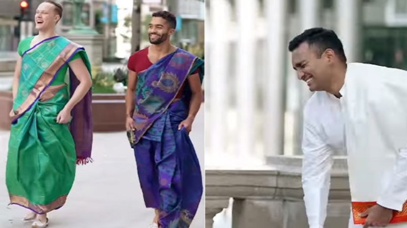 Friends Of Indian Groom Sport Saree