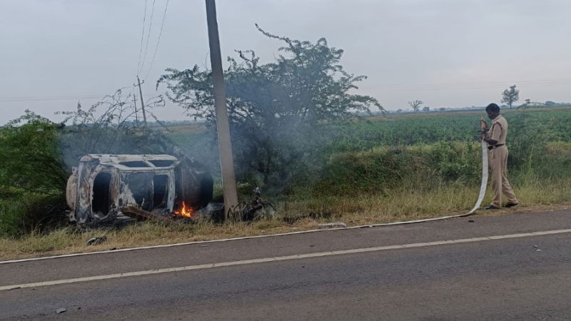 Gadag Road Accident