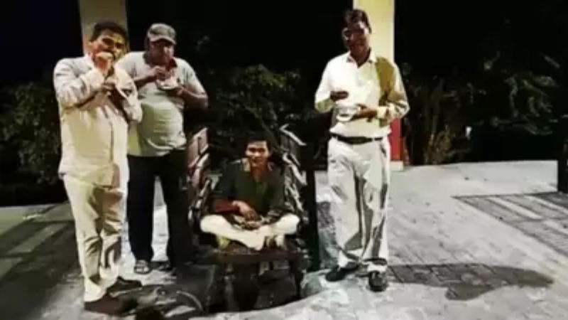 Maharashtra Man Celebrates Birthday In Crematorium