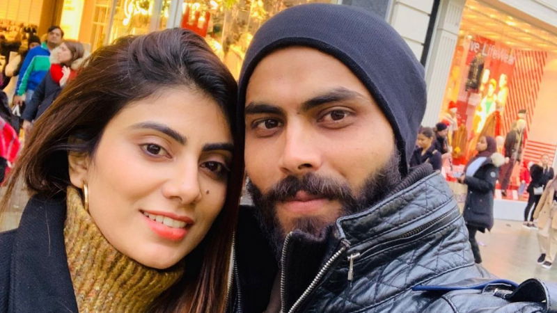Ravindra Jadeja And Rivaba Jadeja 1