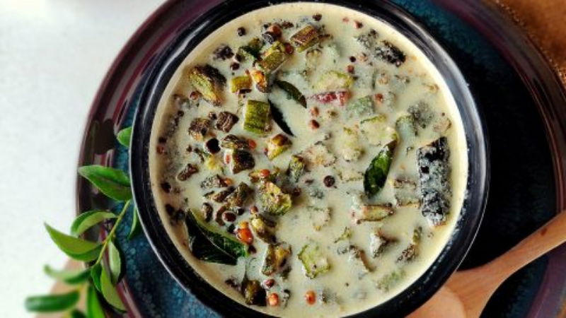 bhindi raita 2