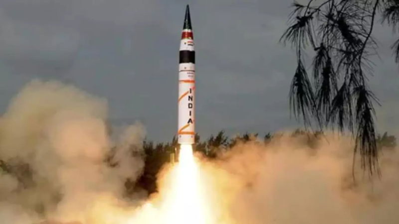 India Successfully Conducts Night Trials Of Nuclear Capable Agni V Ballistic Missile 3