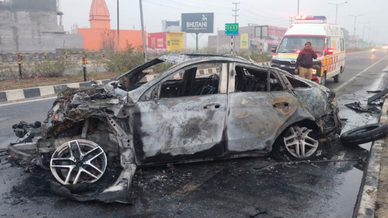 RISHAB PANTH CAR ACCIDENT
