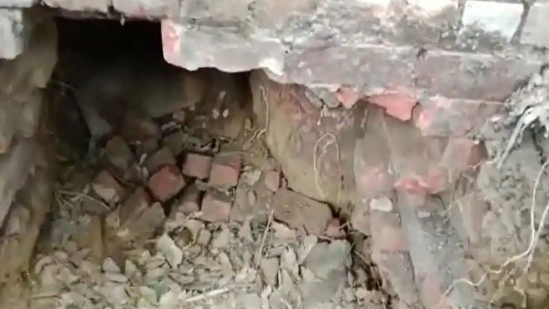 Thieves Dig 10 Foot Long Tunnel To SBI In Kanpur 1