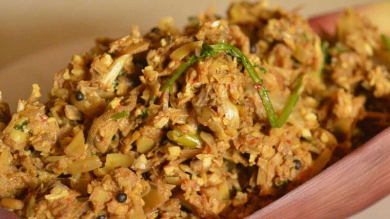 banana flower palya 1
