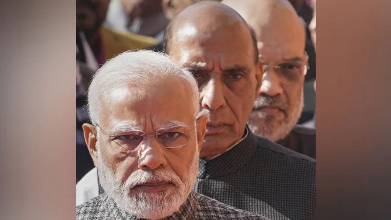 narendra modi rajnath singh amit shah BJP