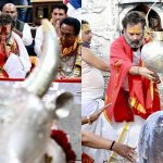 rahul gandhi bharat jodo yatra Hindu temple 1