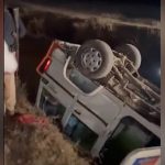 Ashwini Choubeys Convoy Car Overturns In Bihar 1