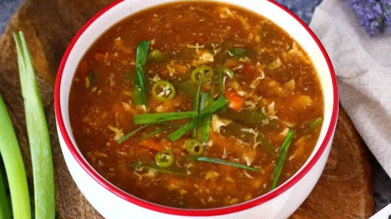 HOT and SOUR CHICKEN SOUP 1