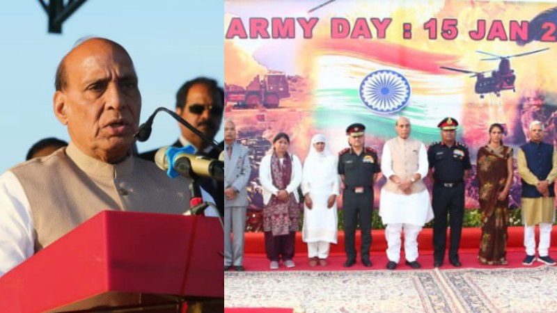 Indian Army Day bengaluru Rajnath Singh