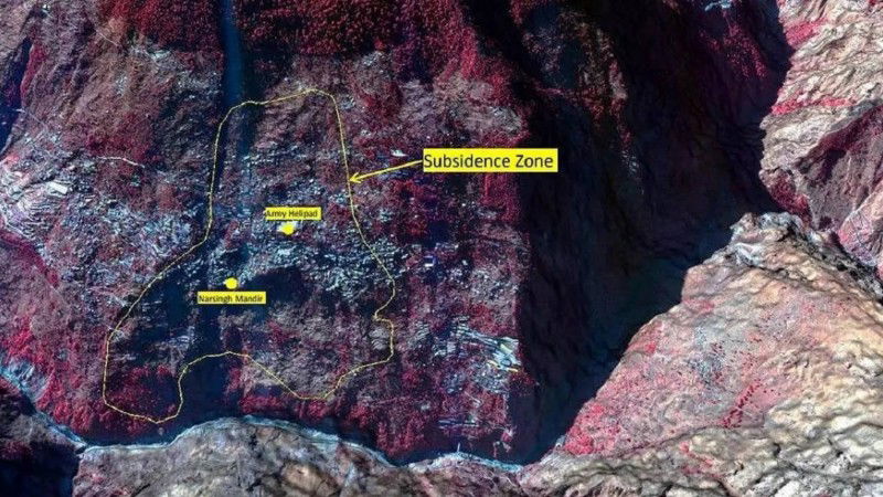 Joshimath ISRO Image 1