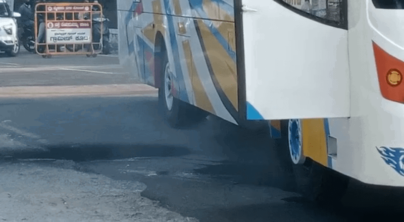 MYSURU BUS FIRE 2