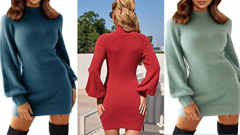 Mock Neck Ribbed