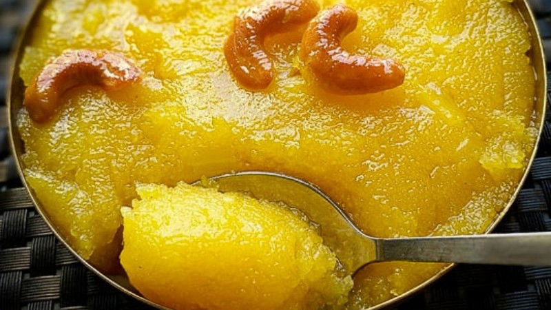 Pineapple Kesari Bath 2