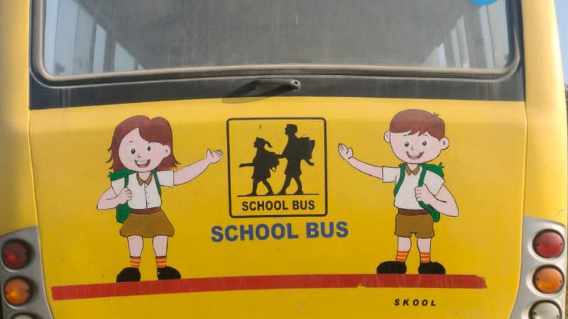 Ramanagara accident School bus