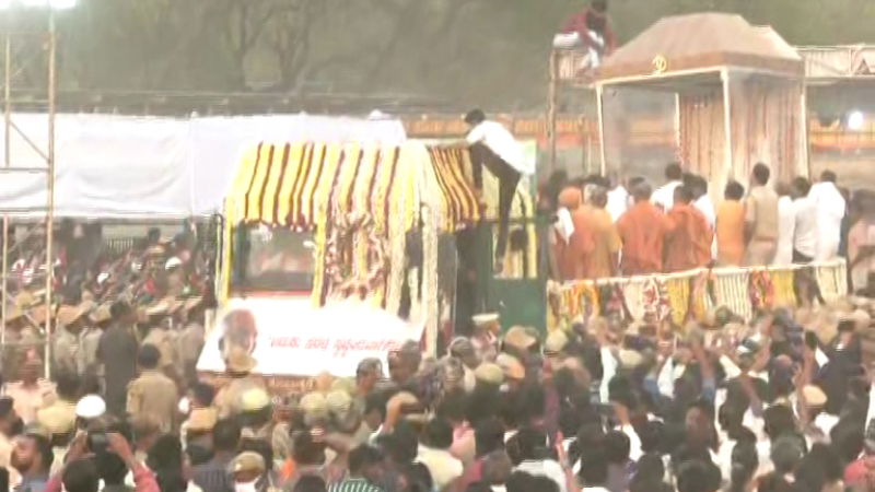 SIDDESHWARA SWAMIJI Funeral