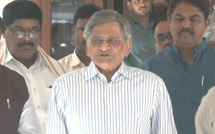SM KRISHNA REACTION