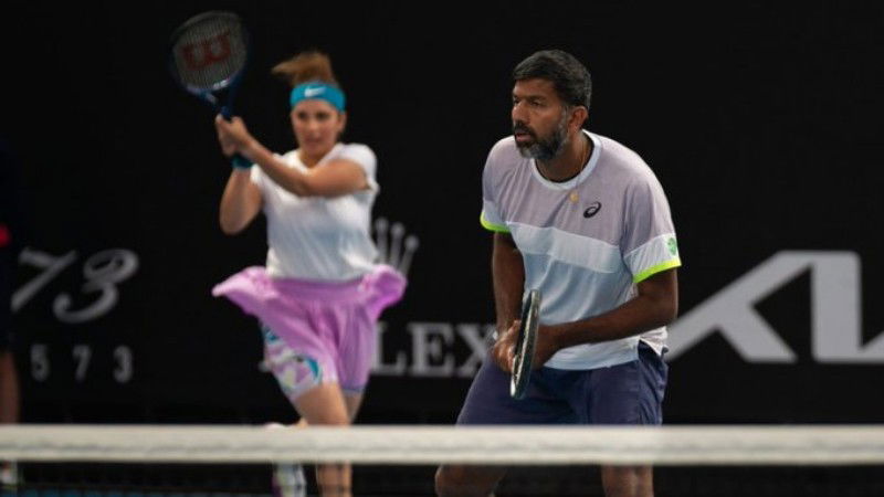Sania Mirza And Rohan Bopanna 1
