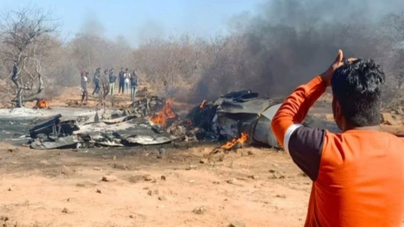 Madhya Pradesh Plane Crash: ಮಿರಾಜ್ 2000 ಯುದ್ಧ ವಿಮಾನದ ಪೈಲಟ್ ದುರ್ಮರಣ