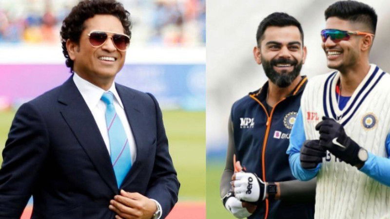 Virat Kohli Shubman Gill sachin tendulkar