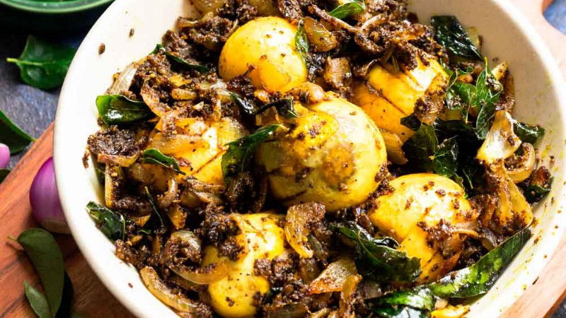 egg pepper masala