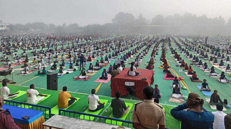 haveri student yoga