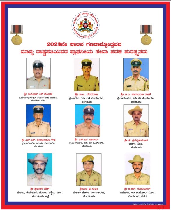 republic day president s medal to 20 policemen in karnataka 1