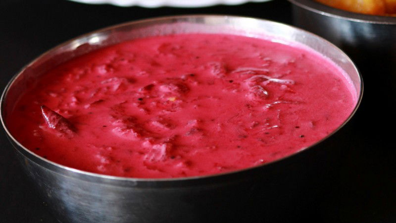 Beetroot Raita
