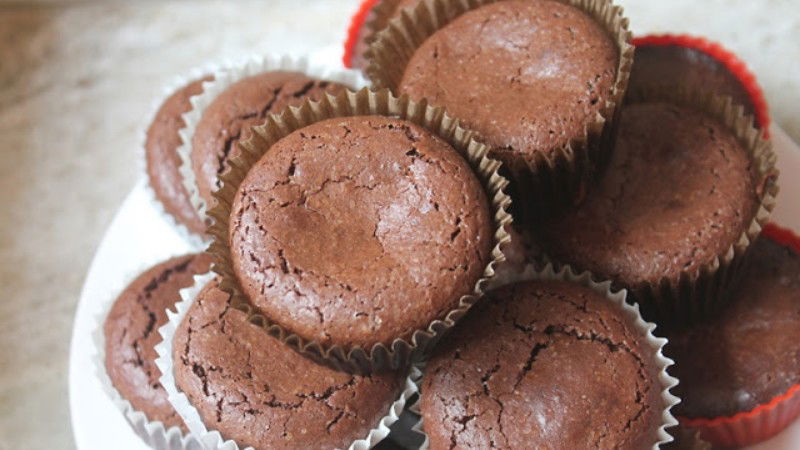 Eggless Brownie Cupcake