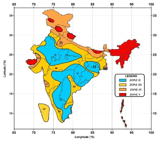 India seismic zone
