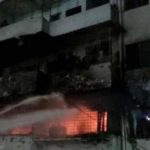 Massive Fire Multi Storey Building Jharkhand Dhanbad