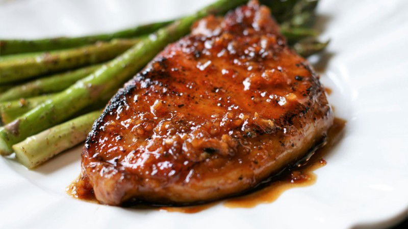 honey garlic pork chops 1