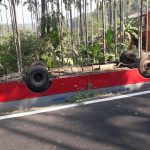 madikeri bus overturn