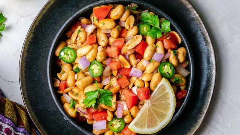peanut chaat