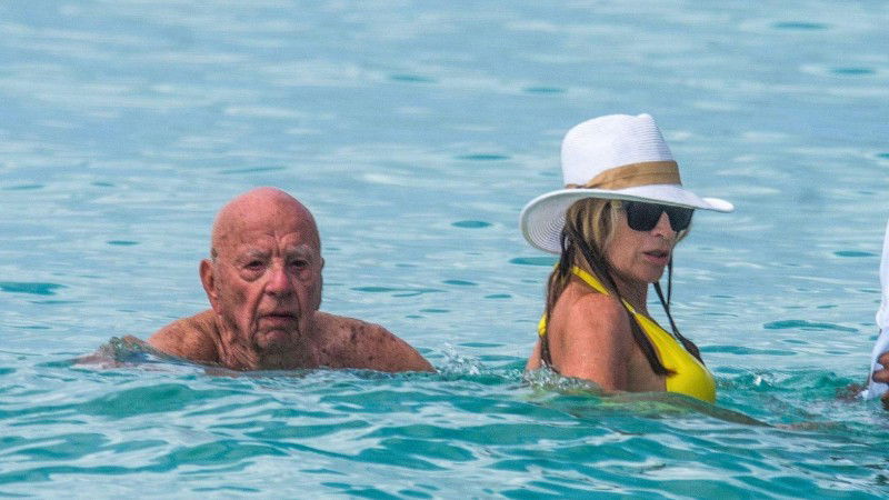 Jerry Hall Rupert Murdoch
