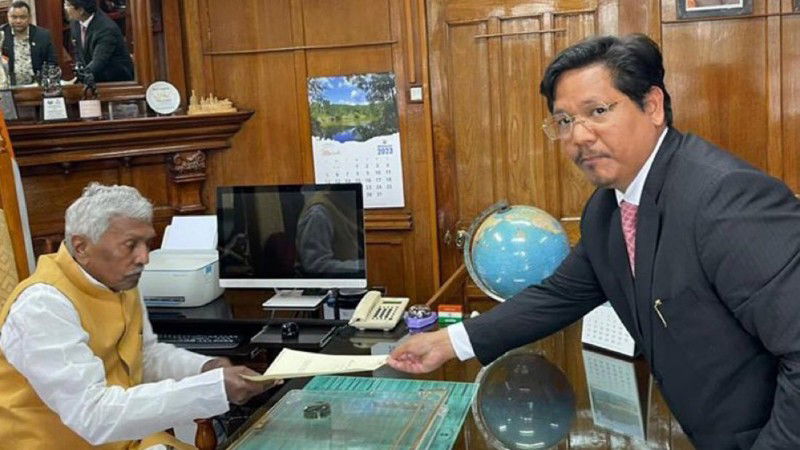 Phagu Chauhan Conrad Sangma Meghalaya 1