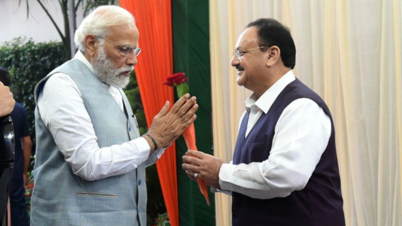narendra modi j.p.nadda