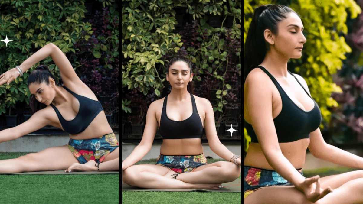 hot kannada-actress-ragini-dwivedi-yoga-photos-goes-viral_