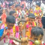 Dancers in Tigers Attire Enthralls at gajendragarh on Muharram Festival 2