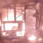 maharashtra bus fire