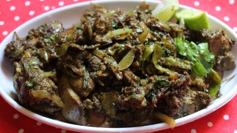 Chicken Liver Pepper Fry