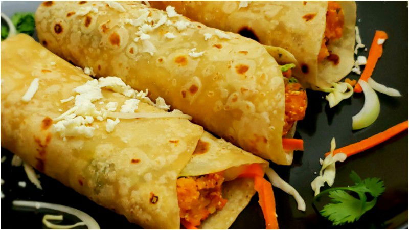 Veg Frankie Roll 2