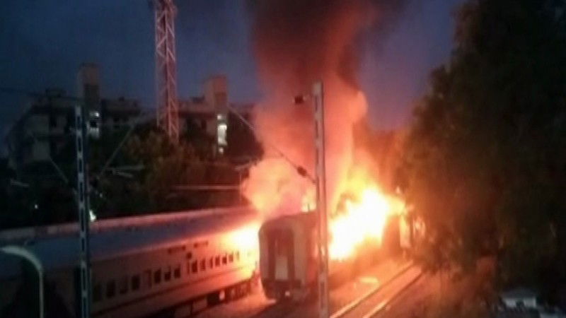 madhurai train fire