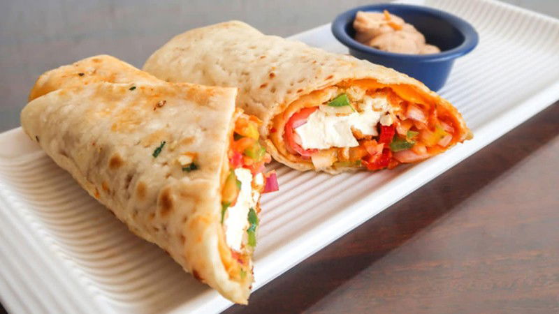 masala paneer roll 2