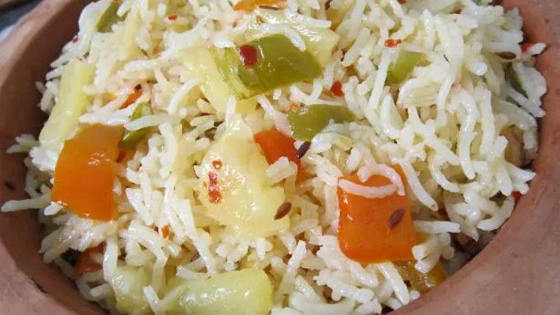 Chilli Pineapple Rice 1