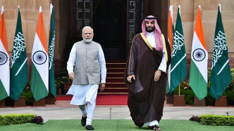 Mohammed bin Salman Narendra modi 1