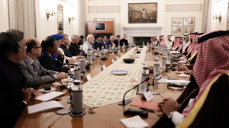 Mohammed bin Salman Narendra modi 2