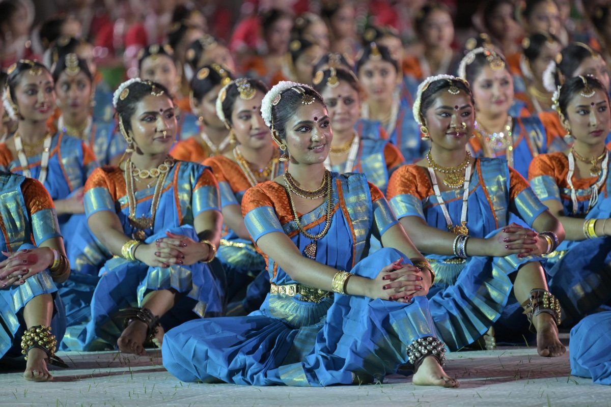 Panchabootam Symphony of 5 Indian classical dances at the World Culture Festival