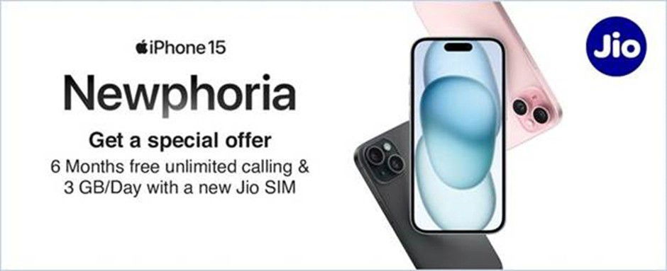 Reliance Jio introduces complimentary plans for iPhone 15 buyers